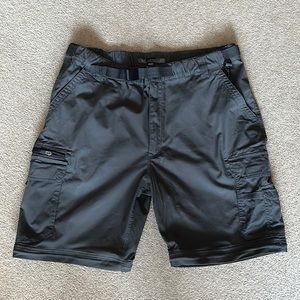 Men’s BC clothing gray cargo shorts